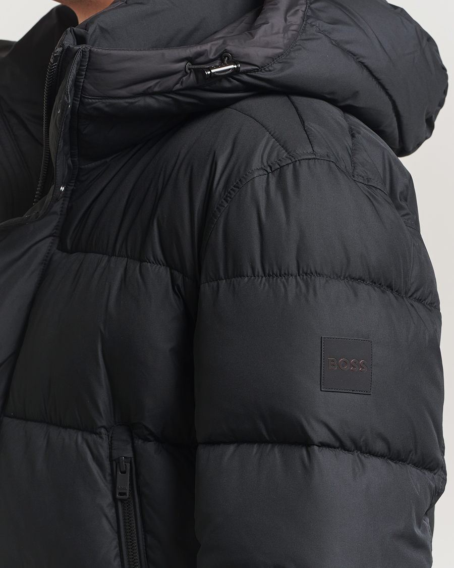 Heren | Jassen | BOSS ORANGE | Omaris Down Hooded Jacket Black