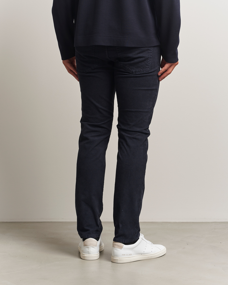Heren | Broeken | BOSS ORANGE | Delaware Corduroy Cotton 5-Pocket Pants Dark Blue