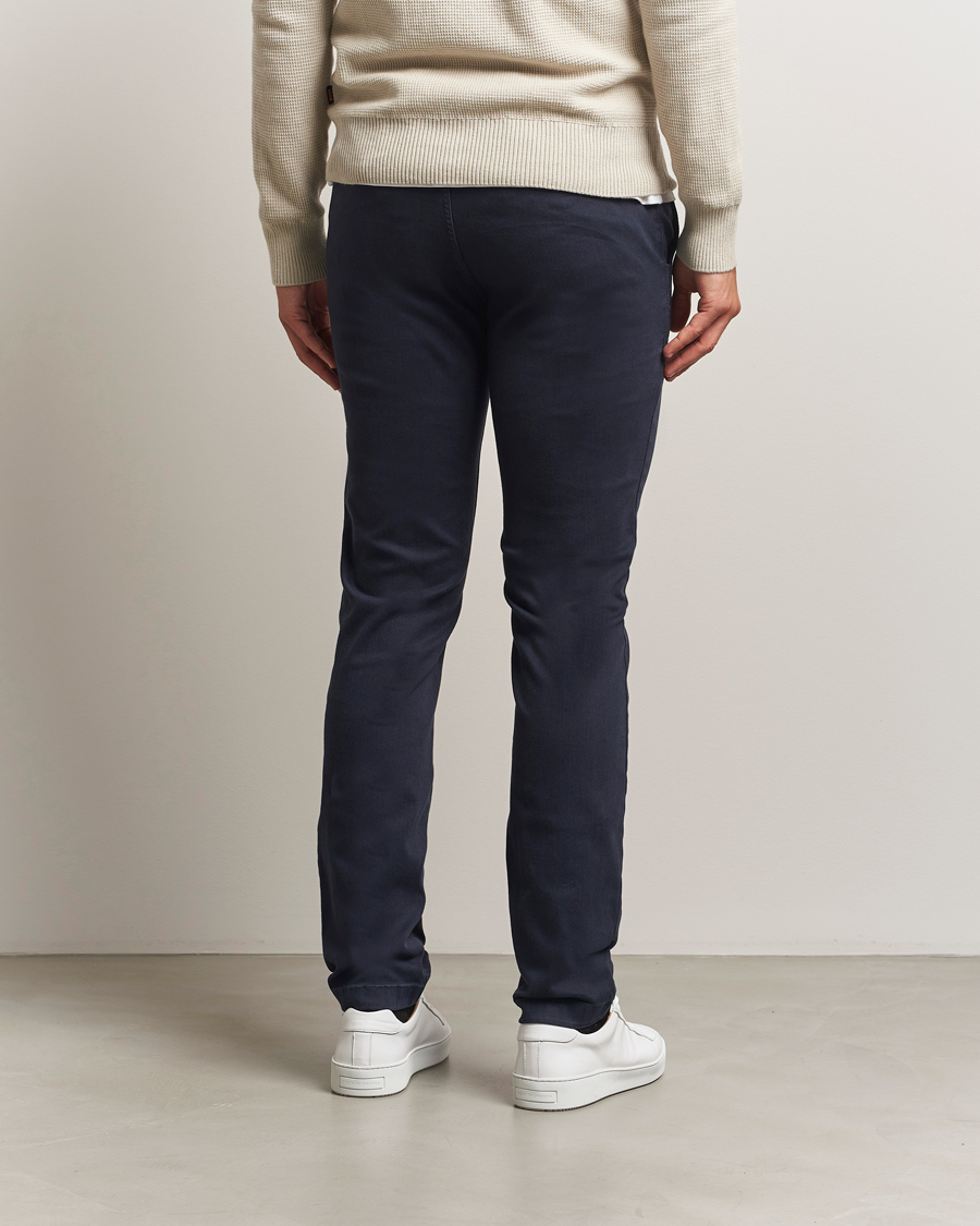 Heren | Broeken | BOSS ORANGE | Cotton Chino Dark Blue