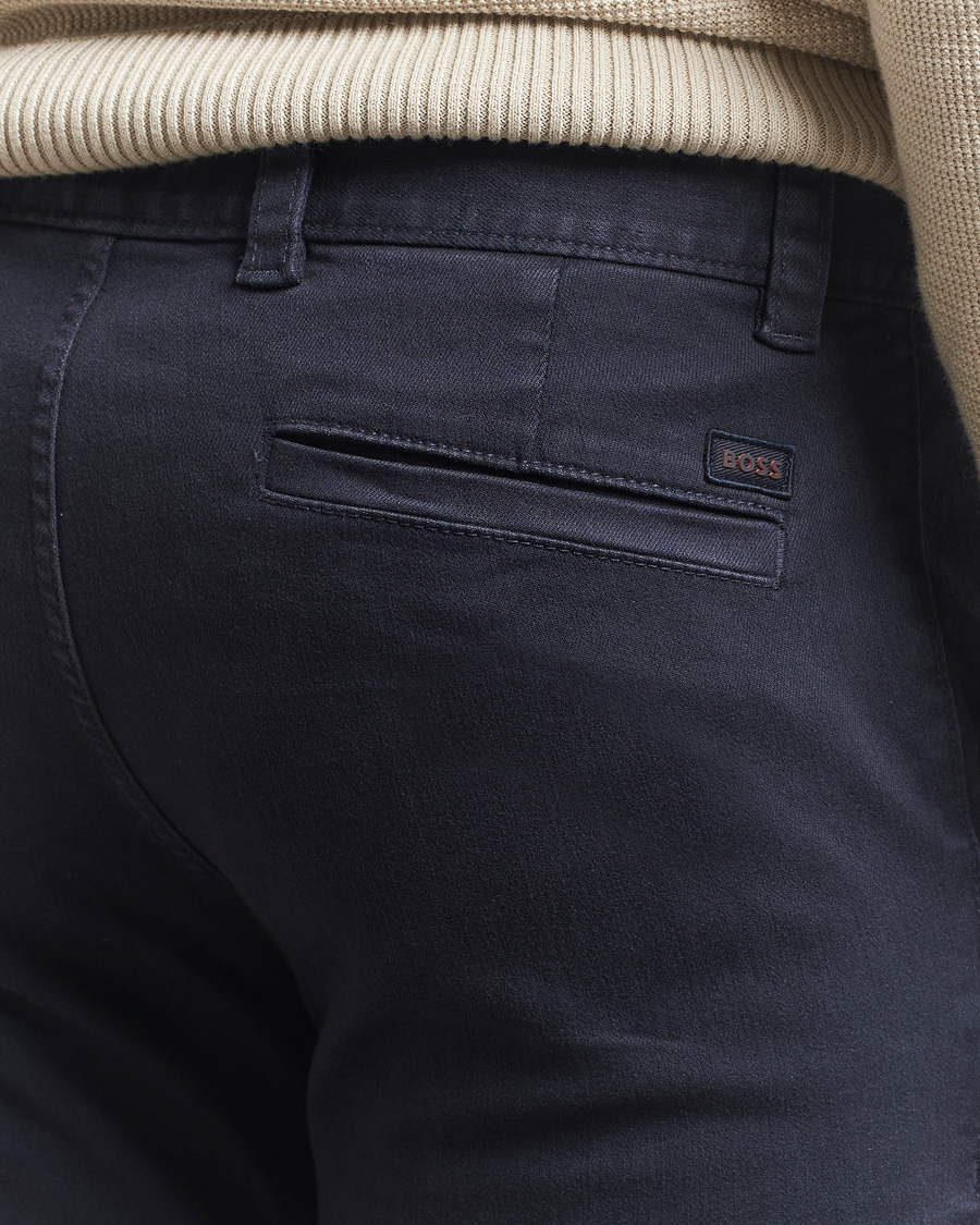 Heren | Broeken | BOSS ORANGE | Cotton Chino Dark Blue