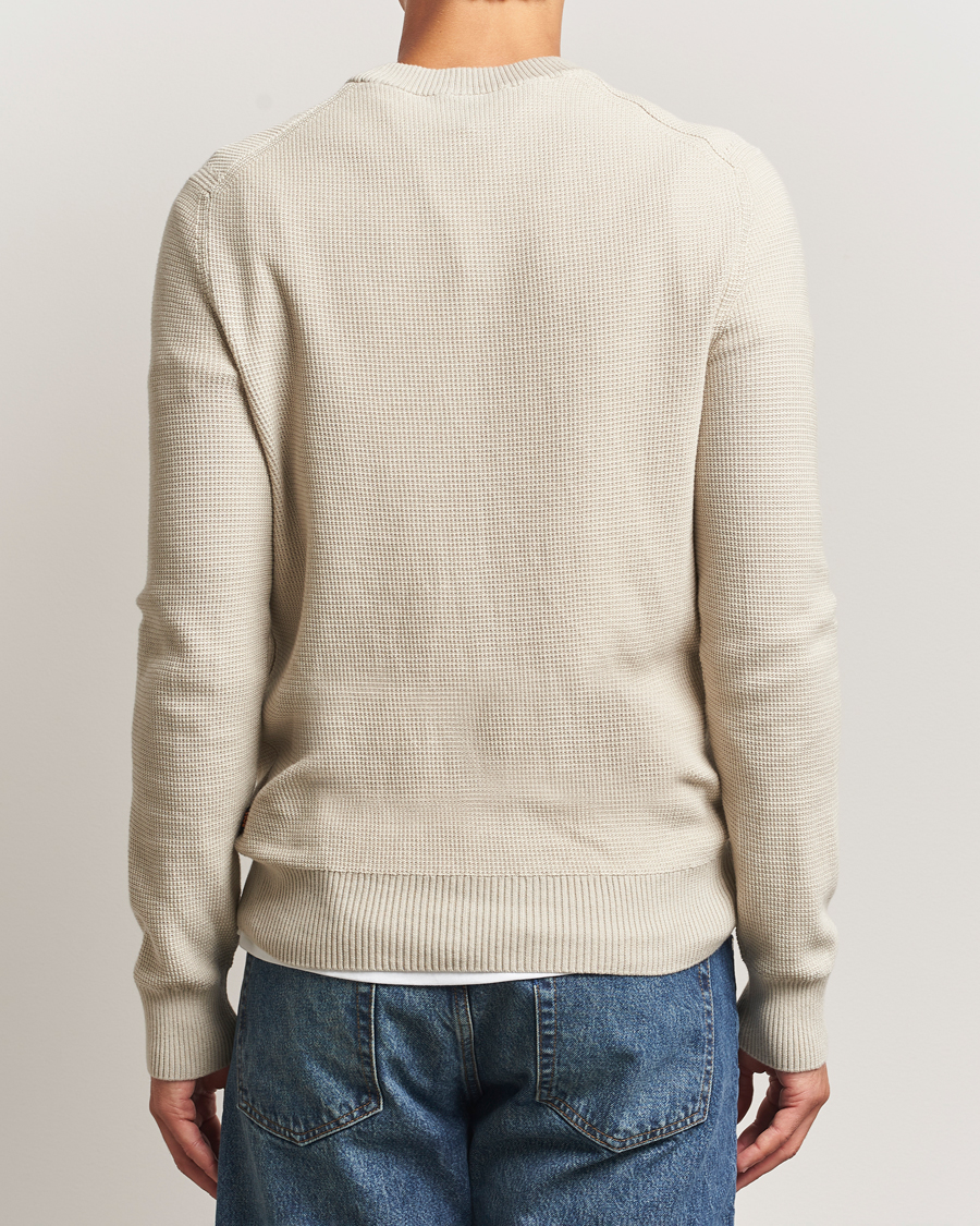 Heren | Truien | BOSS ORANGE | Klapok Knitted Crew Neck Sweater Light Beige