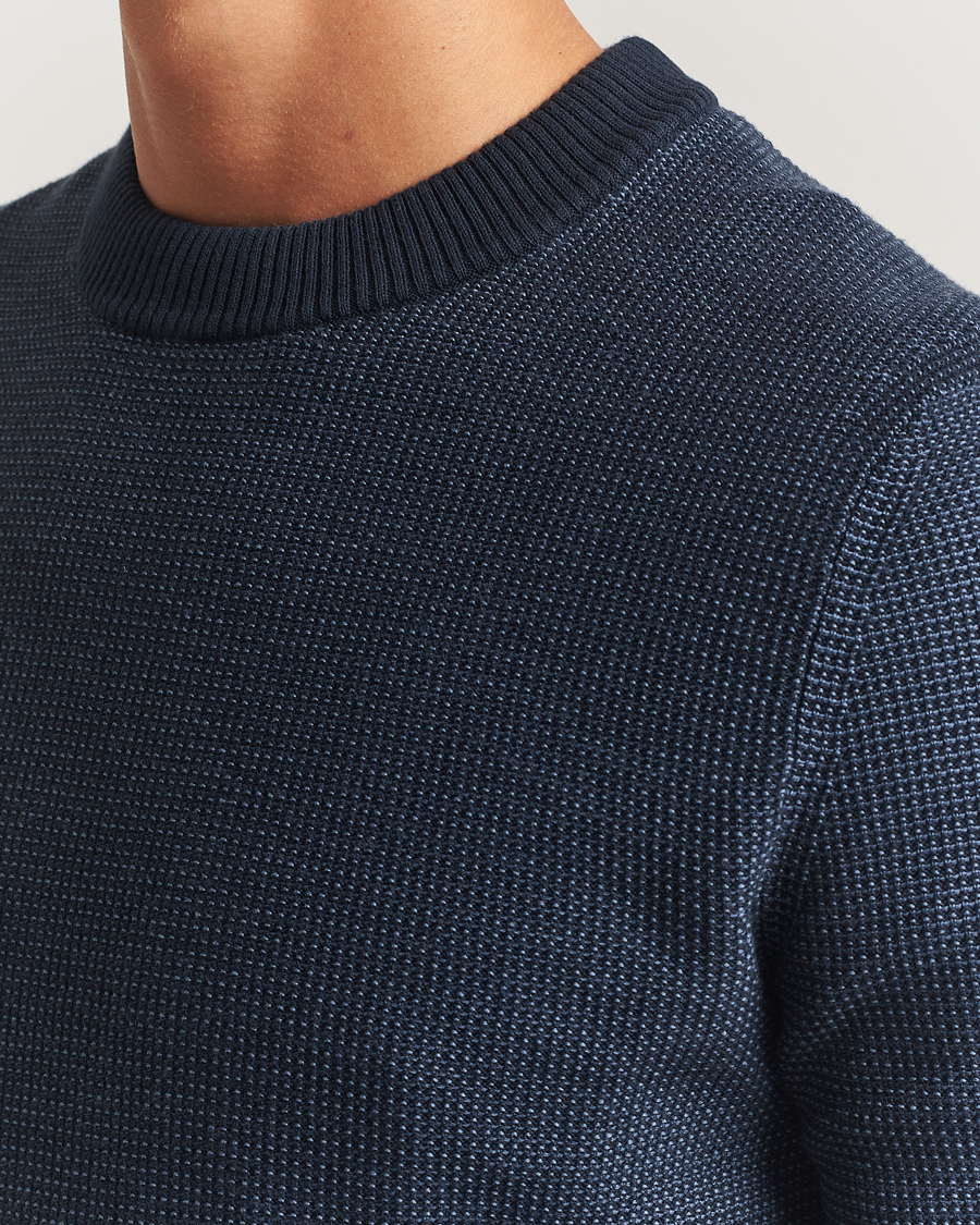 Heren | Truien | BOSS ORANGE | Klapok Knitted Crew Neck Sweater Dark Blue