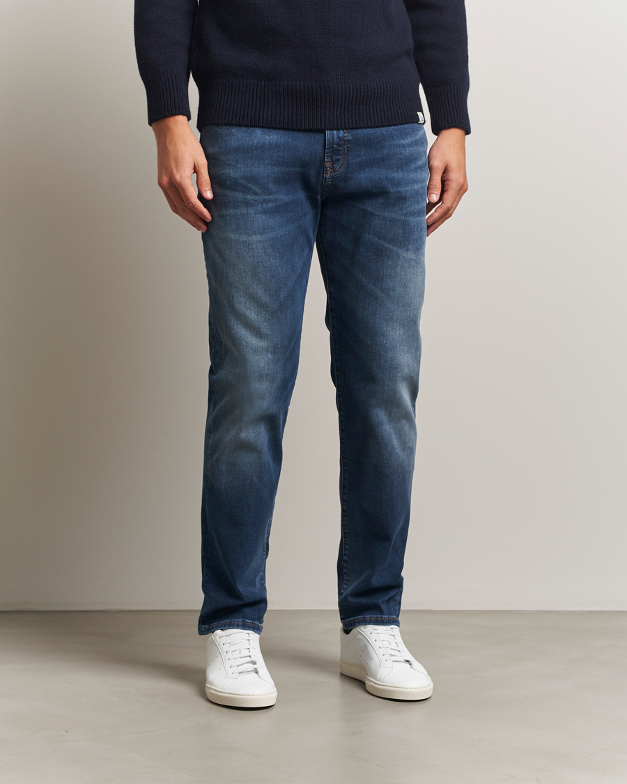 Heren | Jeans | BOSS ORANGE | Re.Maine Regular Fit Jeans Dark Blue