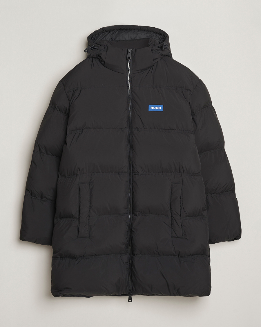Heren | Jassen | HUGO | Bodi Hooded Puffer Parka Black