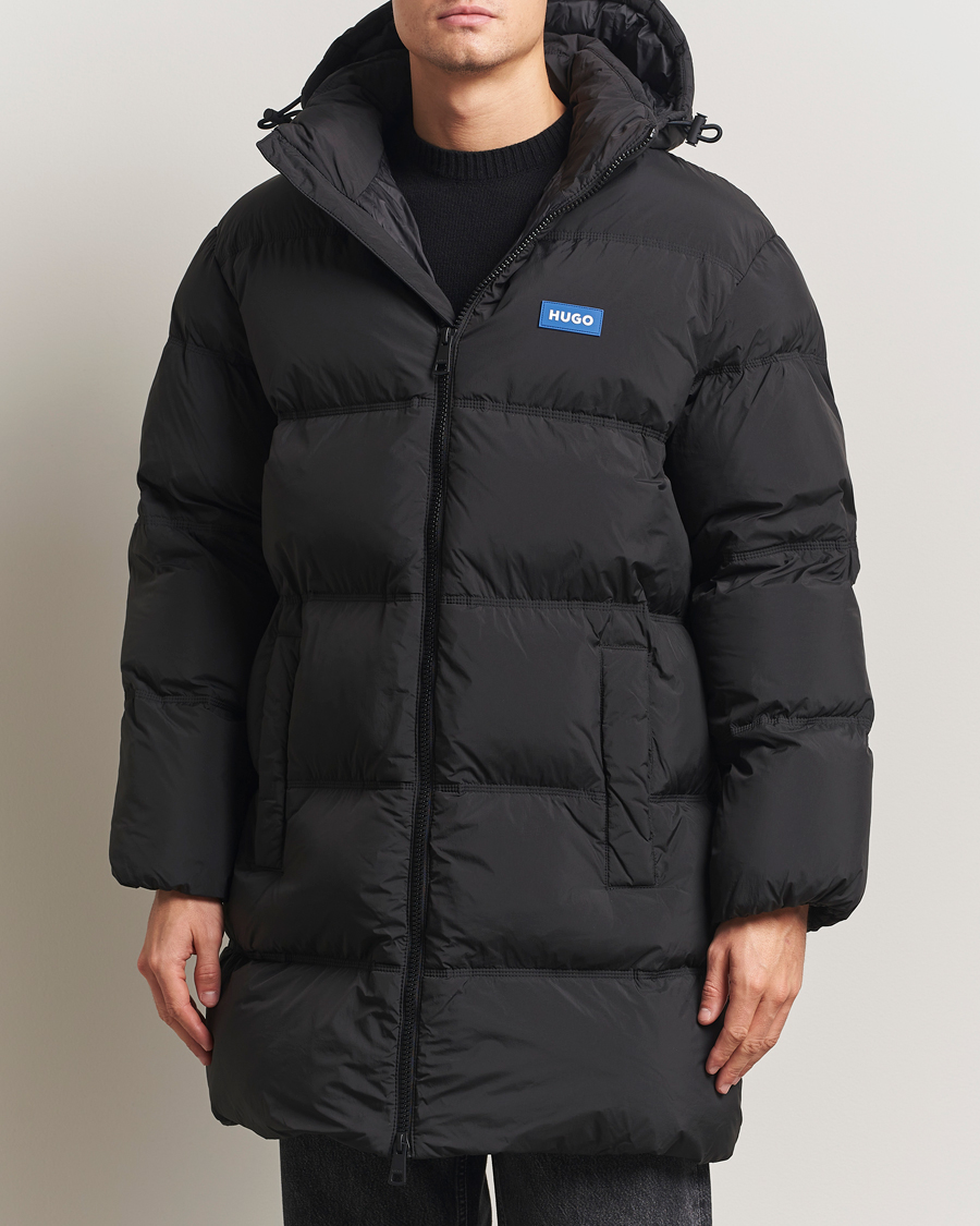 Heren | Jassen | HUGO | Bodi Hooded Puffer Parka Black