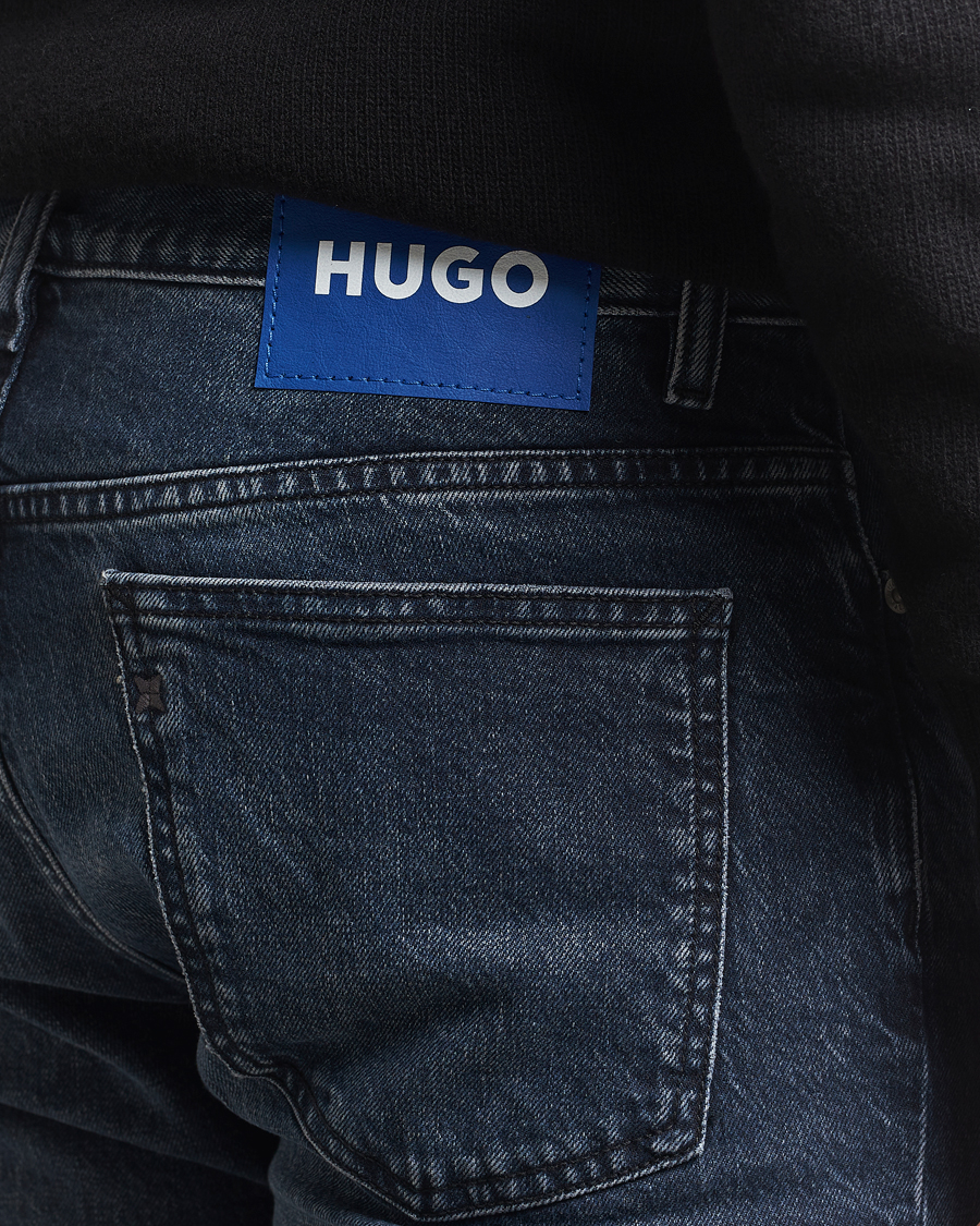 Heren | Jeans | HUGO | Ash Slim Fit Jeans Dark Blue