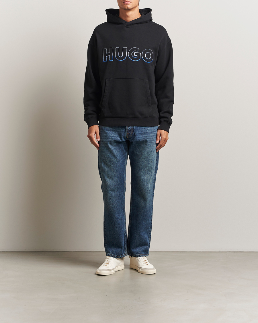 Heren | Truien | HUGO | Nogudi Logo Hoodie Black