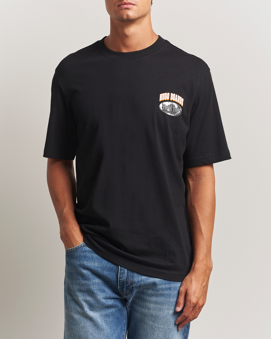 Heren | T-shirts | HUGO | Nartupix Logo T-Shirt Black