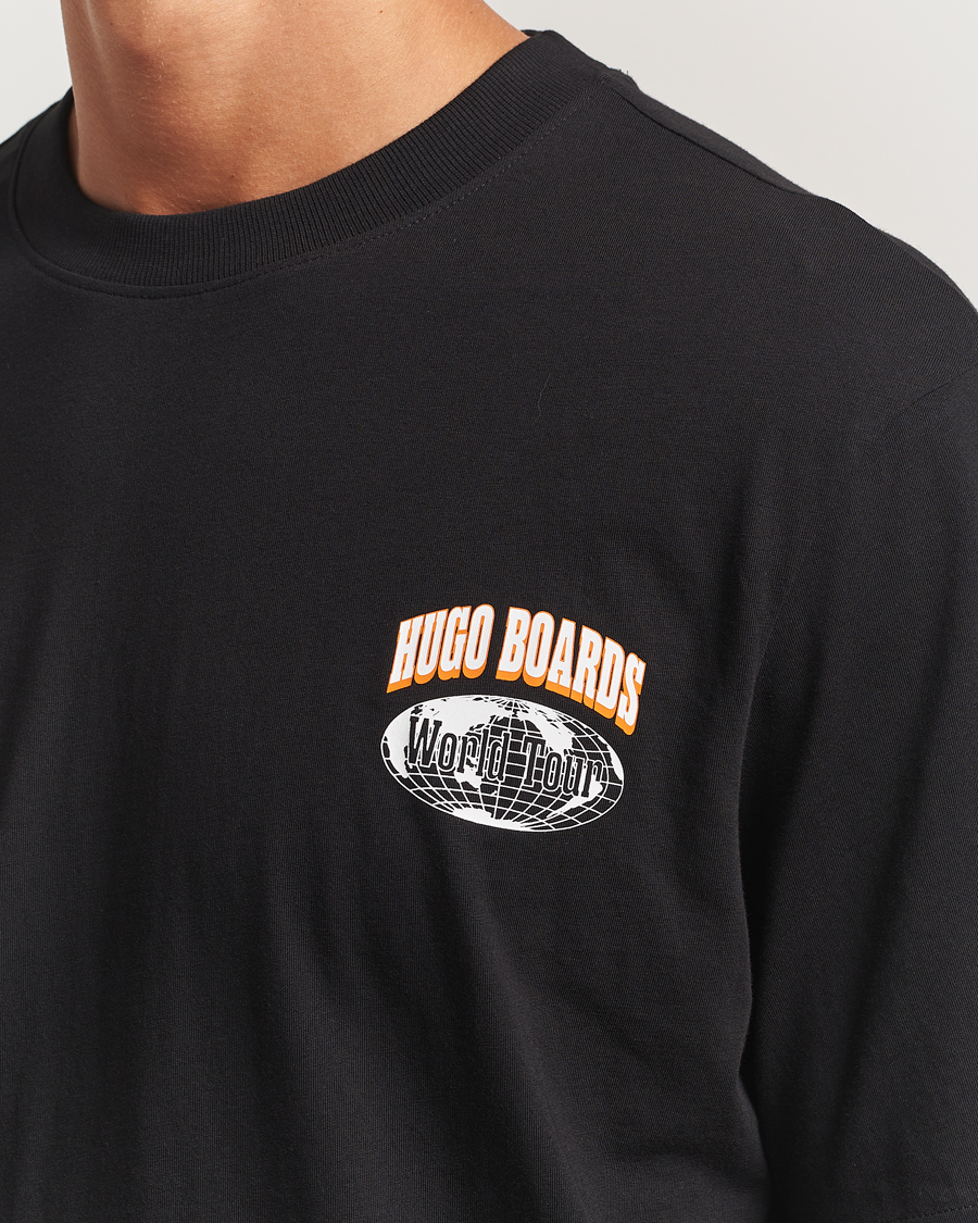 Heren | T-shirts | HUGO | Nartupix Logo T-Shirt Black