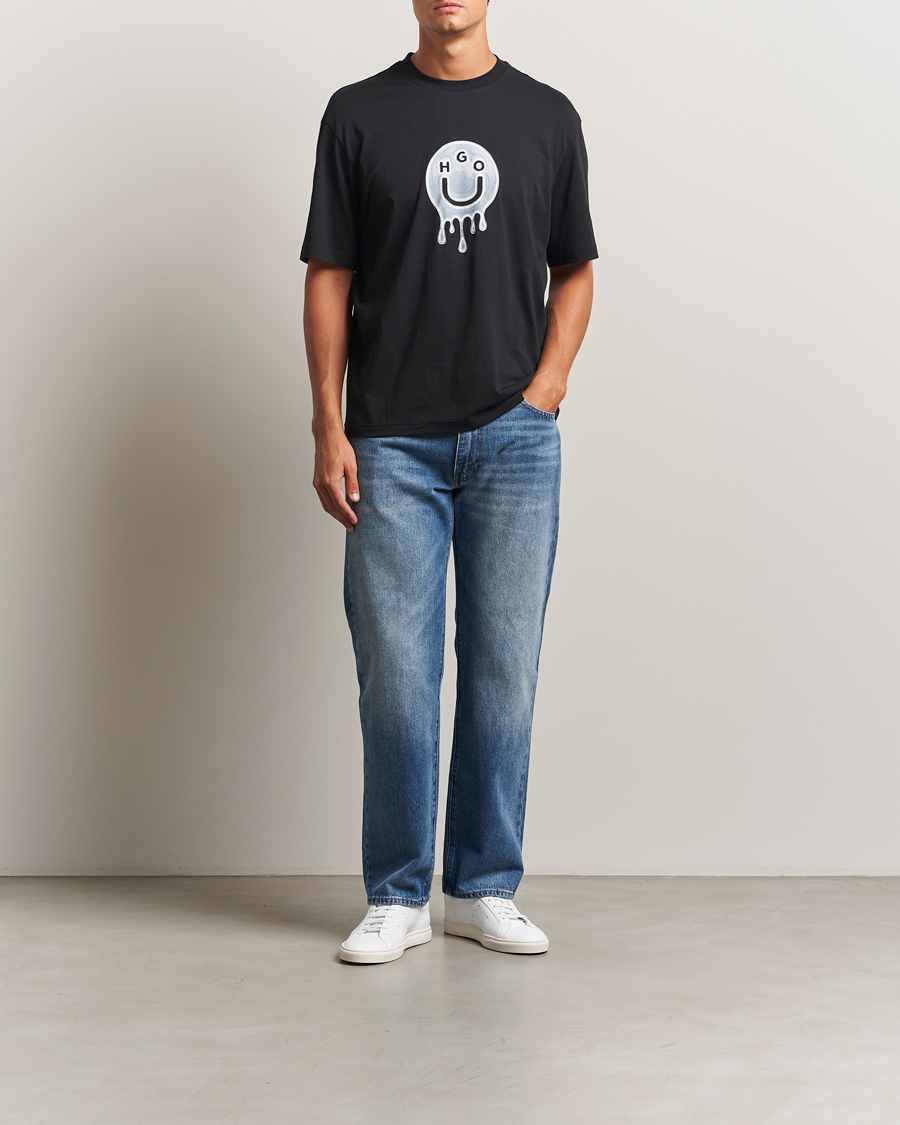 Heren | T-shirts | HUGO | Nedirix Logo T-Shirt Black