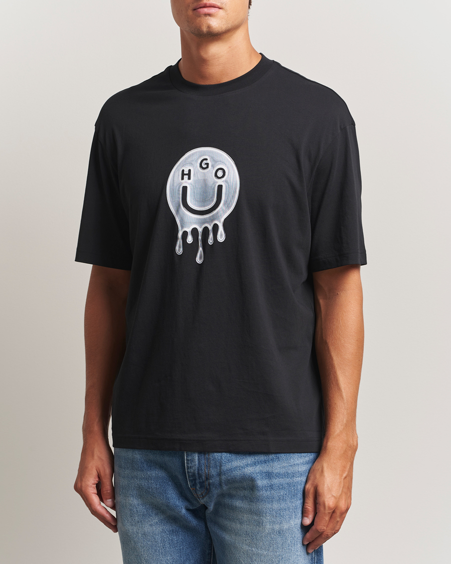 Heren | T-shirts | HUGO | Nedirix Logo T-Shirt Black