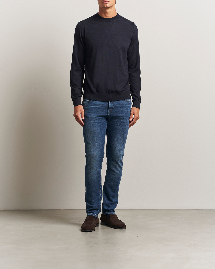Heren | Jeans | BOSS CAMEL | Karoo Slim Fit Jeans Navy