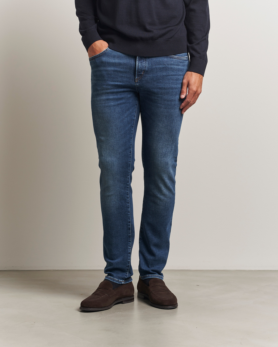 Heren | Jeans | BOSS CAMEL | Karoo Slim Fit Jeans Navy