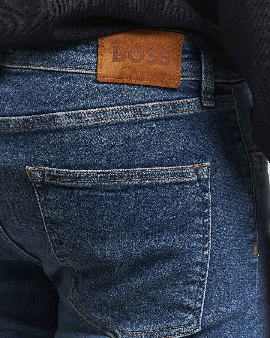 Heren | Jeans | BOSS CAMEL | Karoo Slim Fit Jeans Navy