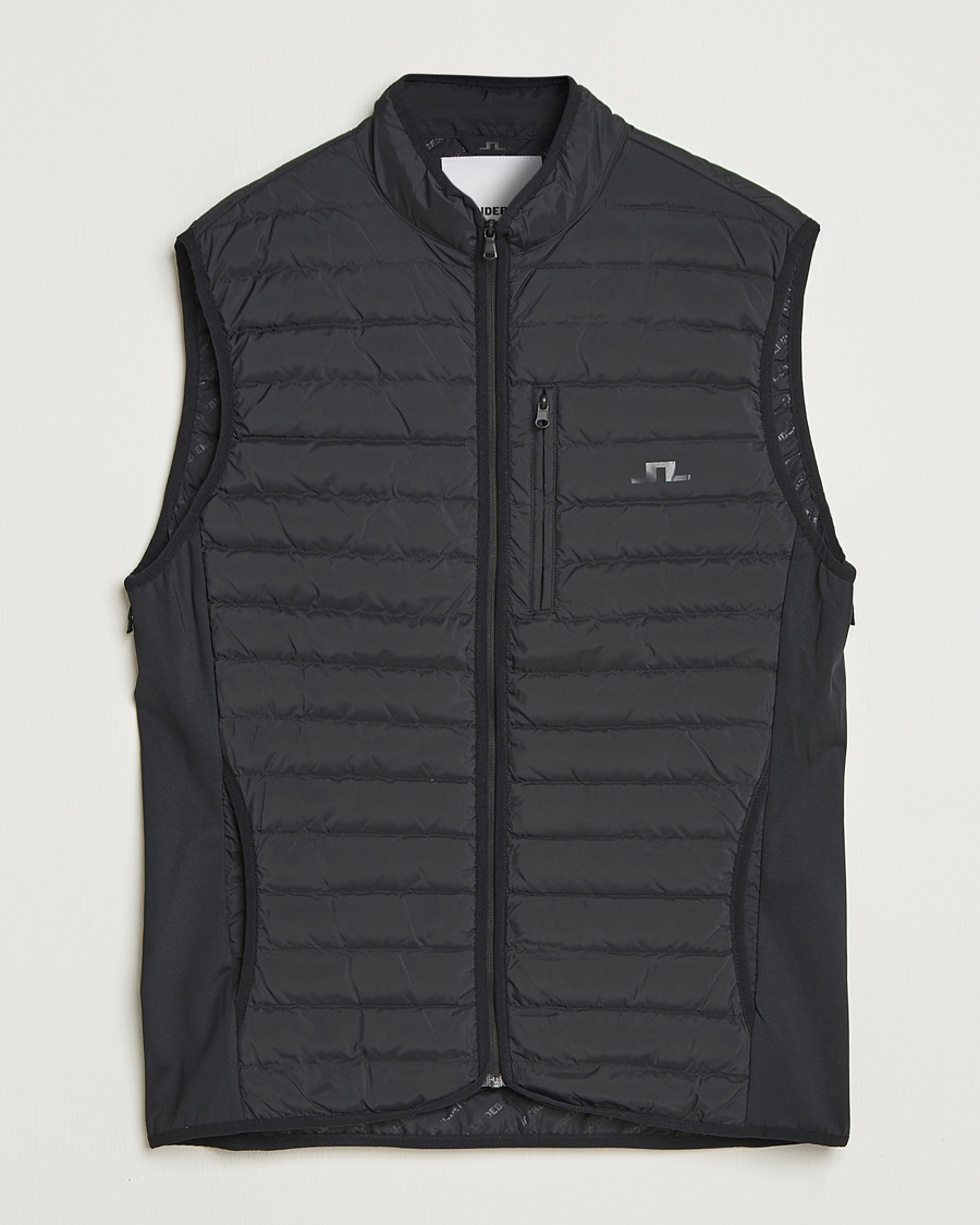 Heren | Gilets | J.Lindeberg | Pace Down Liner Vest Black