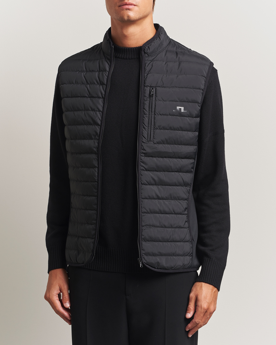 Heren | Gilets | J.Lindeberg | Pace Down Liner Vest Black