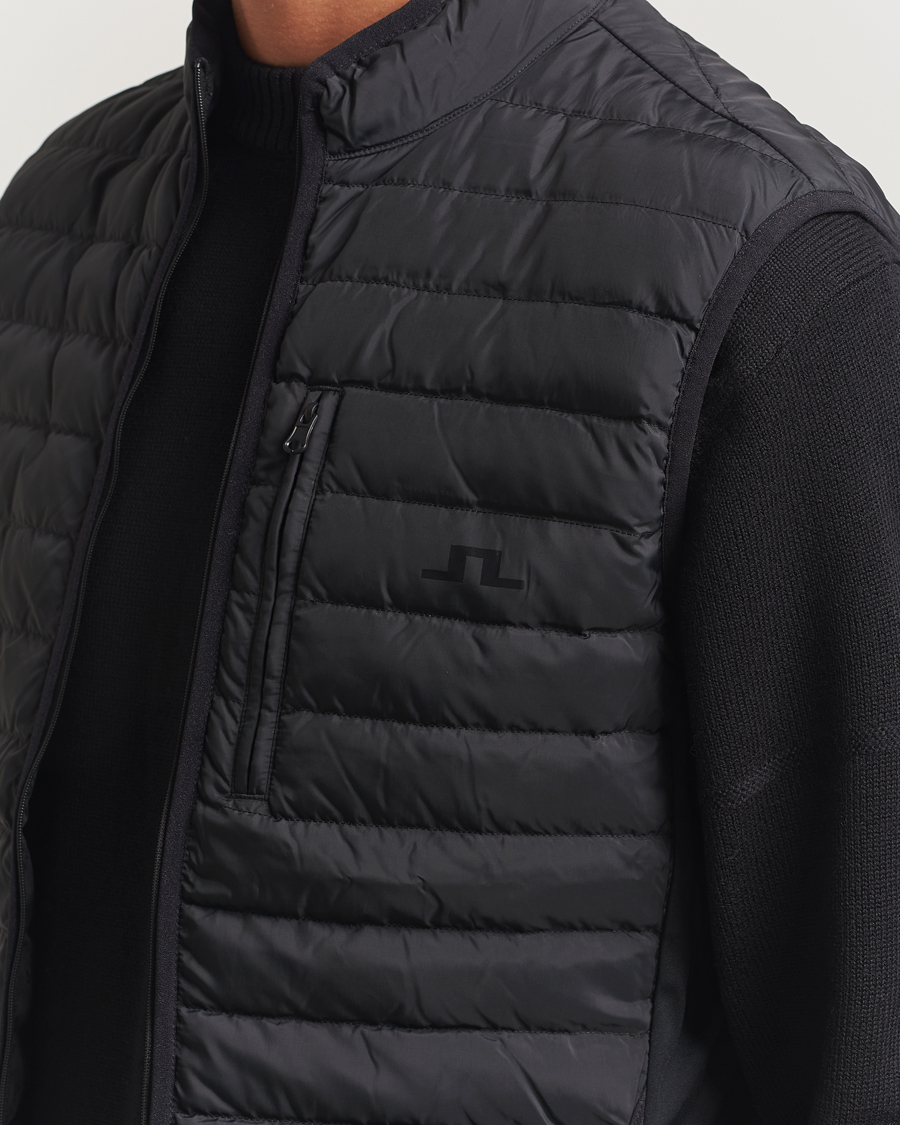 Heren | Gilets | J.Lindeberg | Pace Down Liner Vest Black