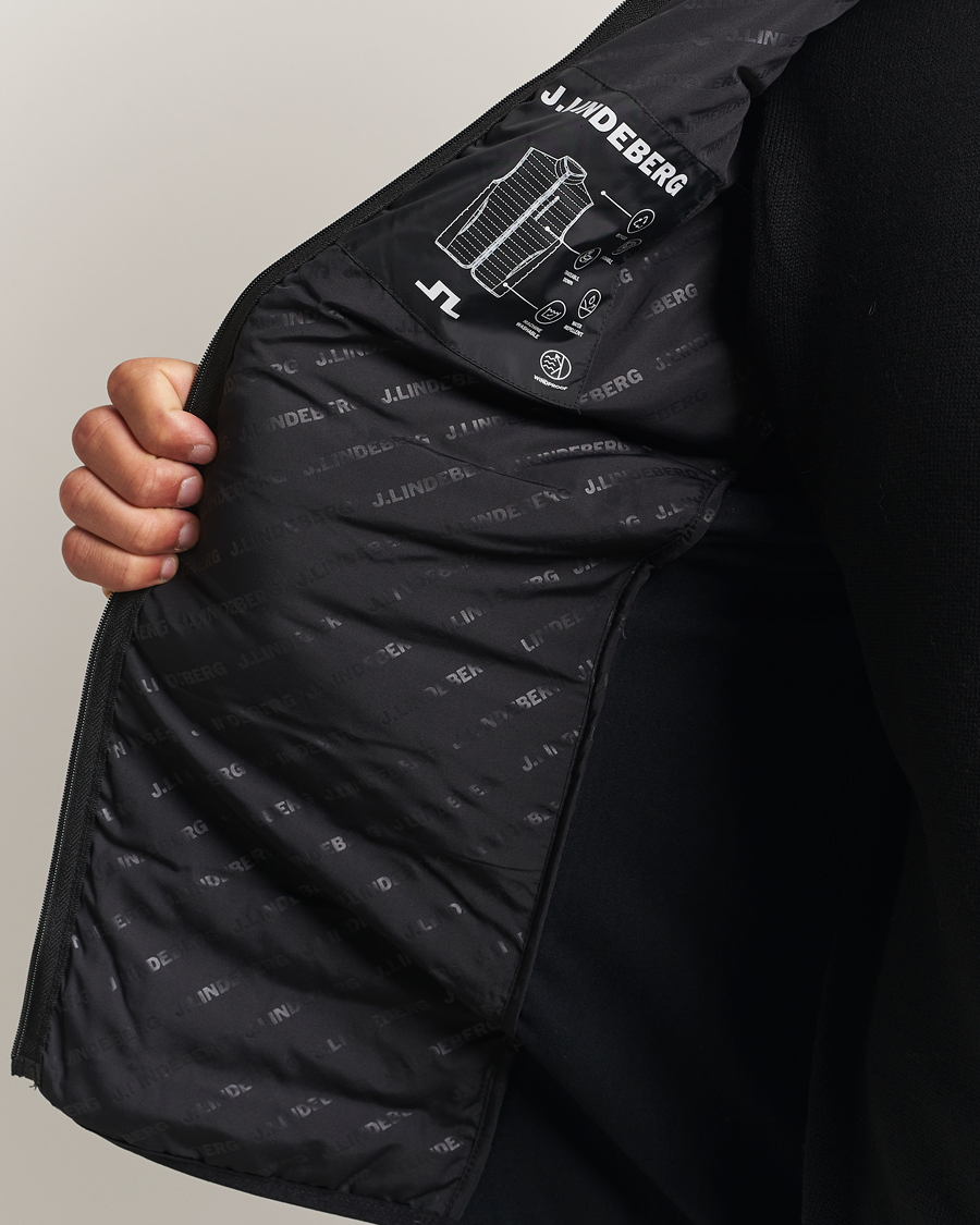 Heren | Gilets | J.Lindeberg | Pace Down Liner Vest Black
