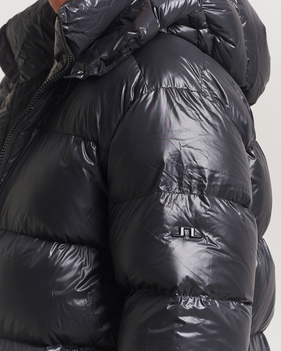 Heren | Jassen | J.Lindeberg | Creek Down Hooded Jacket Black