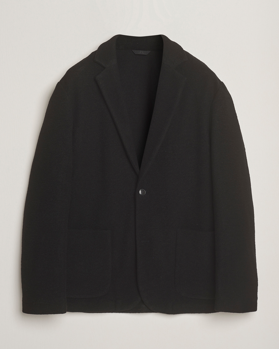Heren | Blazers | J.Lindeberg | Calvon Wool Knitted Blazer Black