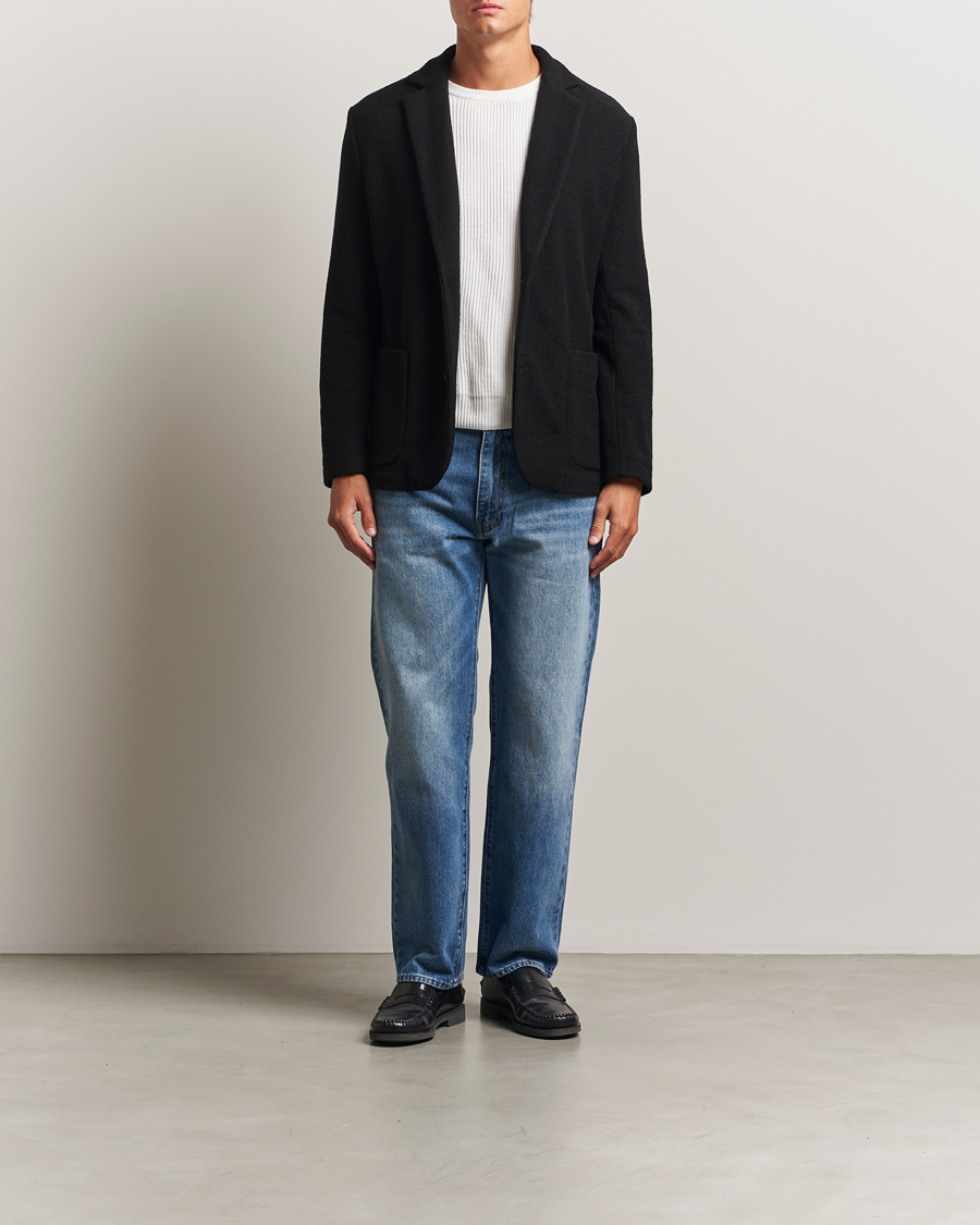 Heren | Blazers | J.Lindeberg | Calvon Wool Knitted Blazer Black