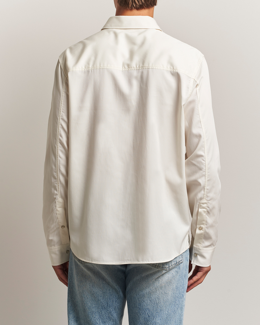 Heren | Overhemden | J.Lindeberg | Finnigan Tencel Twill Overshirt Cloud White