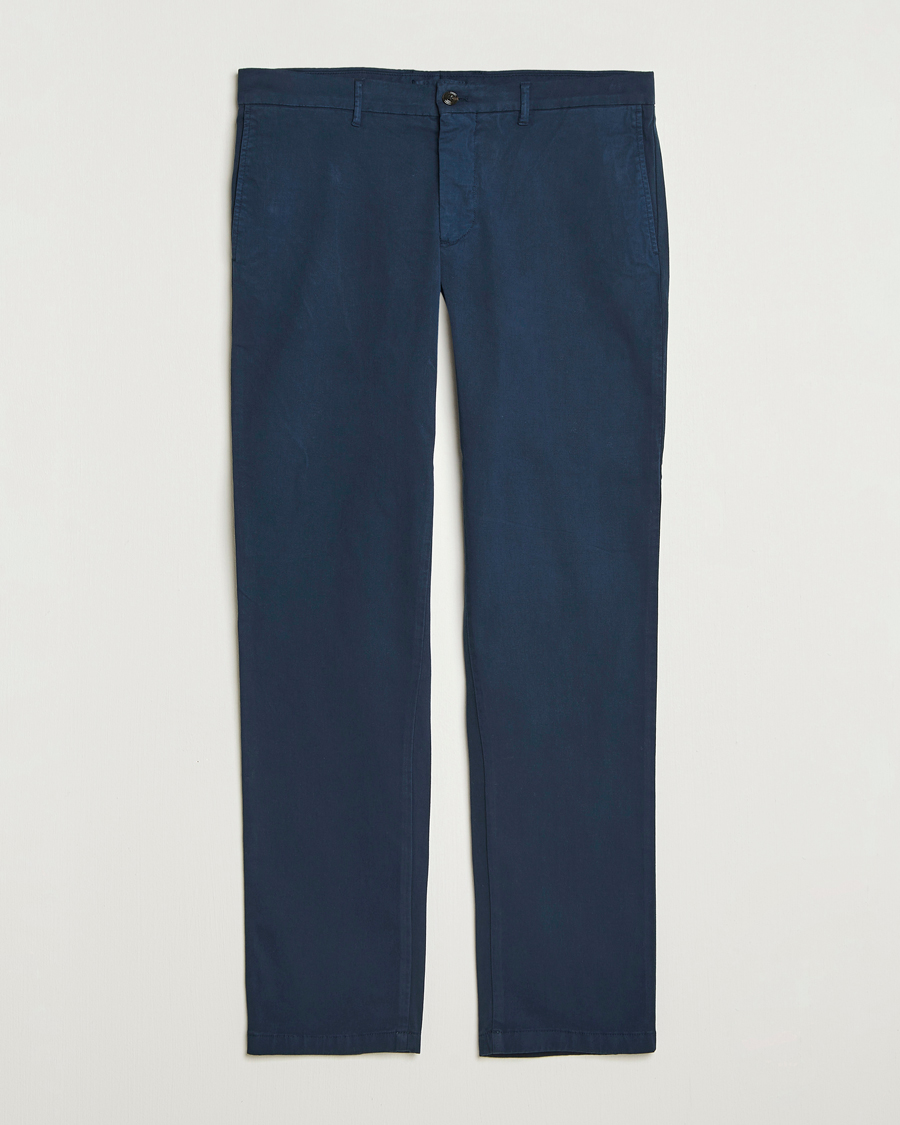 Heren | Broeken | J.Lindeberg | Ched Cotton Stretch Chinos Navy