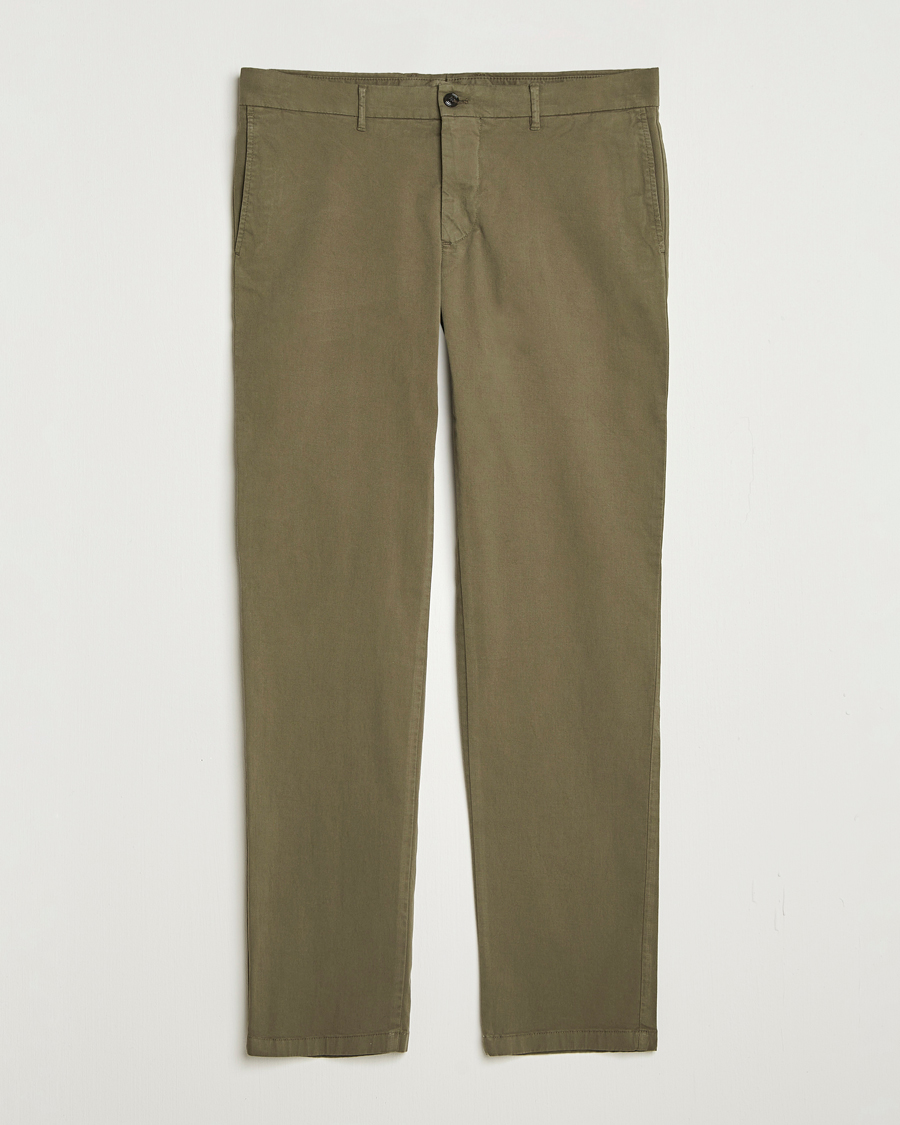 Heren | Broeken | J.Lindeberg | Ched Cotton Stretch Chinos Forest Green
