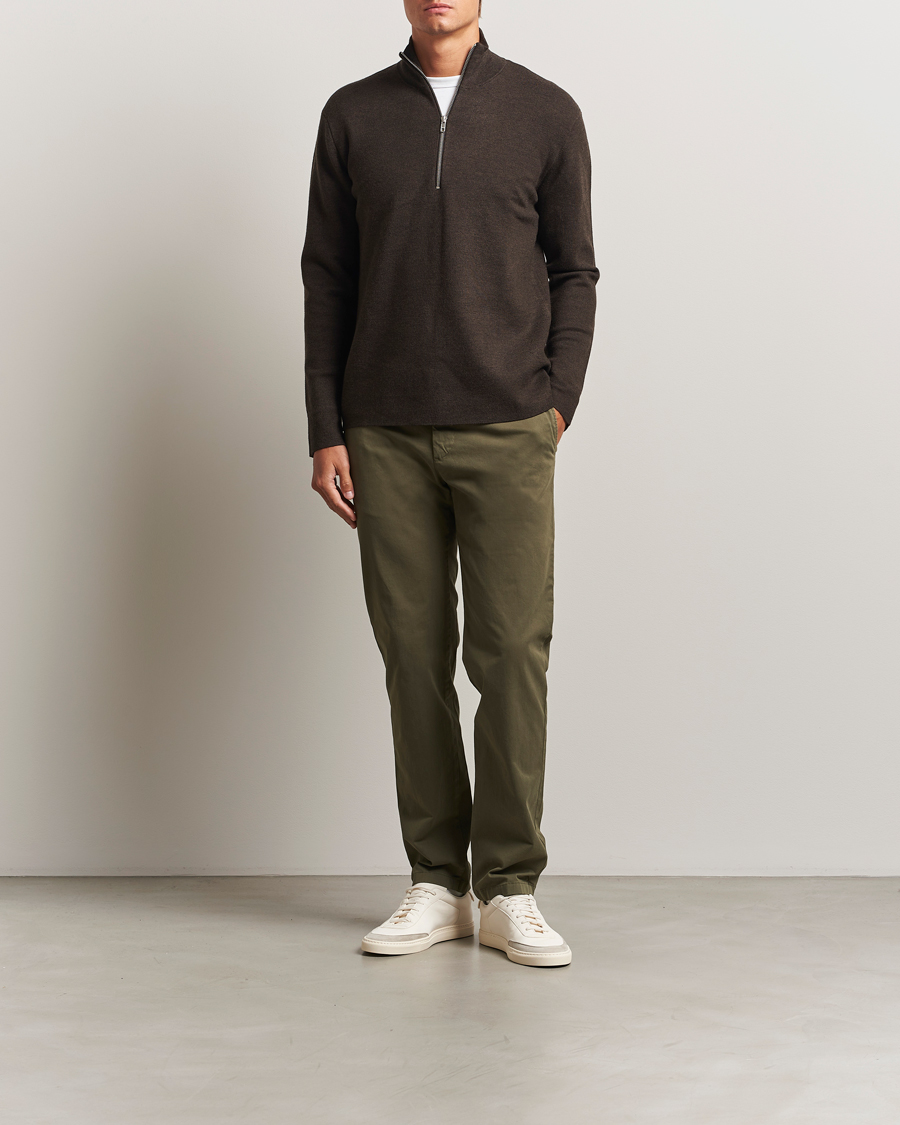 Heren | Broeken | J.Lindeberg | Ched Cotton Stretch Chinos Forest Green