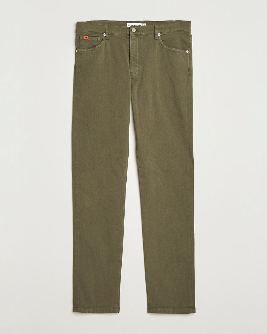 Heren | Broeken | J.Lindeberg | Jax Left Hand Twill Jeans Forest Green