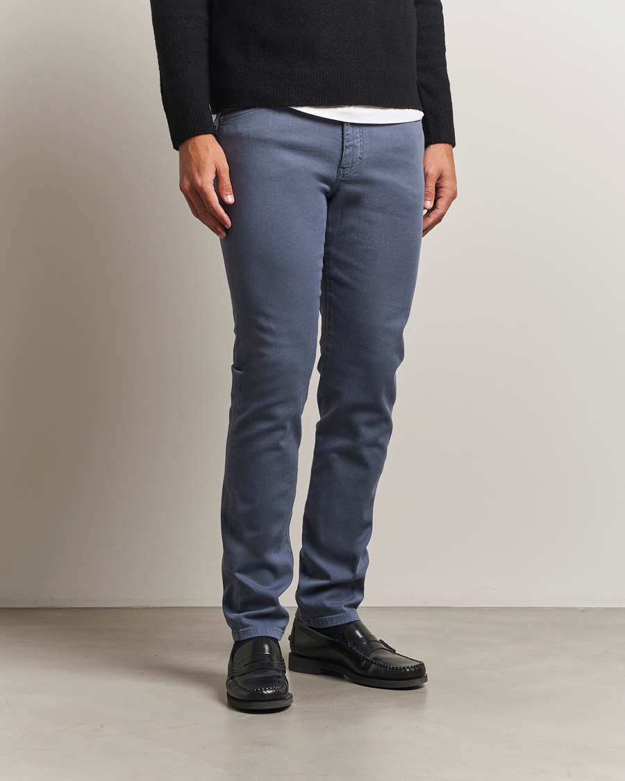 Heren | Jeans | J.Lindeberg | Jax Left Hand Twill Jeans Vintage Indigo
