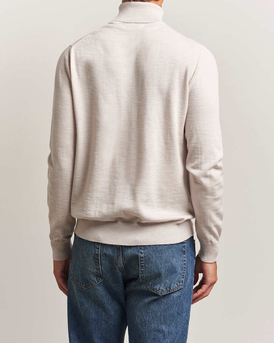 Heren | Truien | J.Lindeberg | Kaden Merino Turtleneck Moonbeam Melange