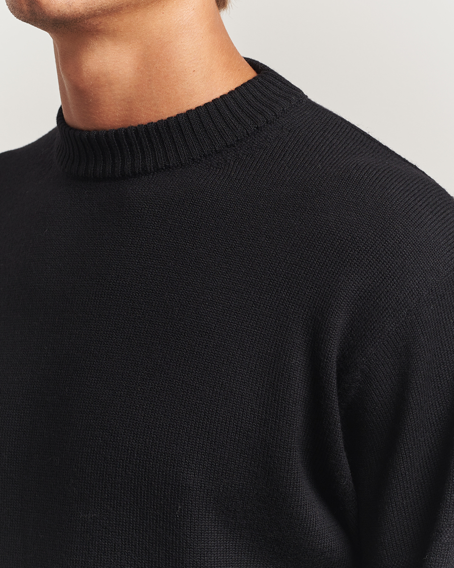 Heren | Truien | J.Lindeberg | Kino Merino Crew Neck Black