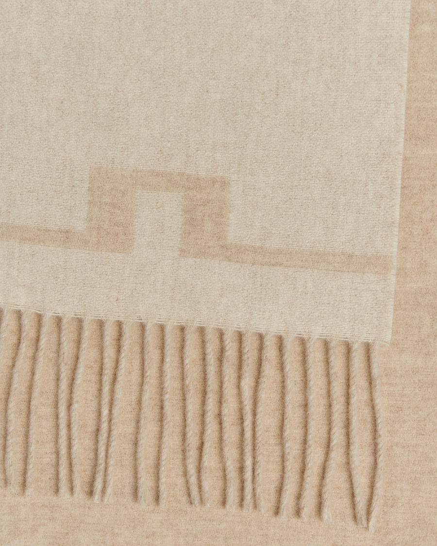 Heren | Sjaals | J.Lindeberg | Champ Wool Doublefaced Scarf Moonbeam