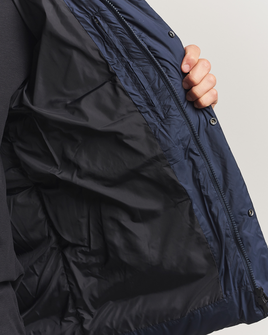 Heren | Jassen | J.Lindeberg | Padded Hooded Jacket Navy