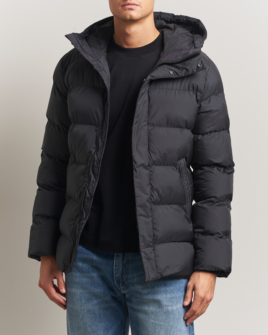 Heren | Jassen | J.Lindeberg | Padded Hooded Jacket Black