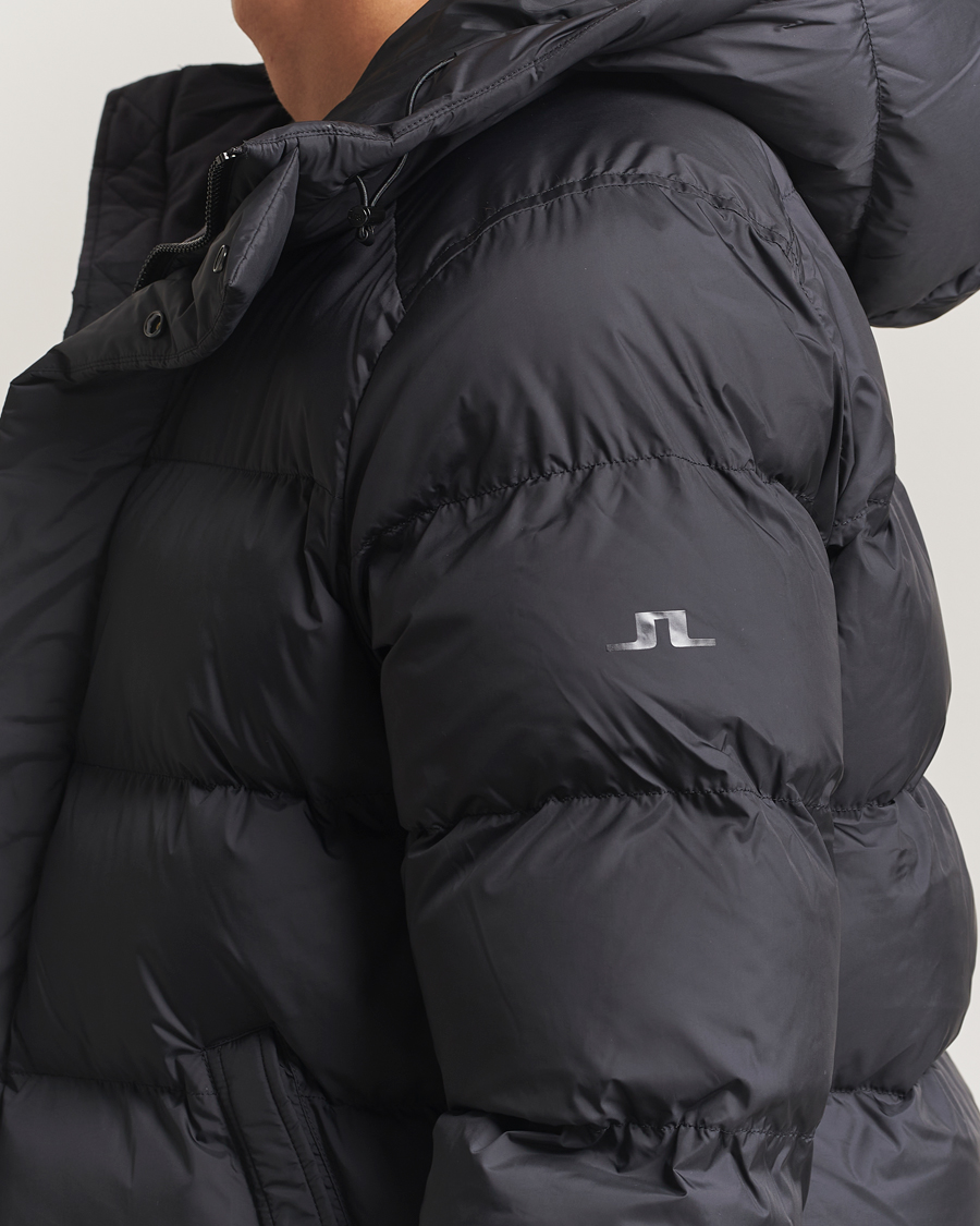 Heren | Jassen | J.Lindeberg | Padded Hooded Jacket Black