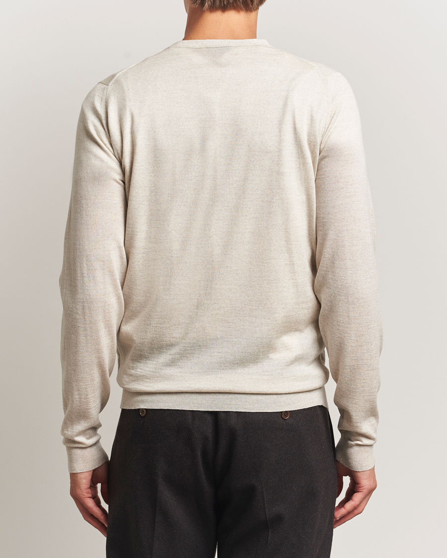 Heren | Truien | John Smedley | Petworth Extra Fine Merino Cardigan Grey Fleece