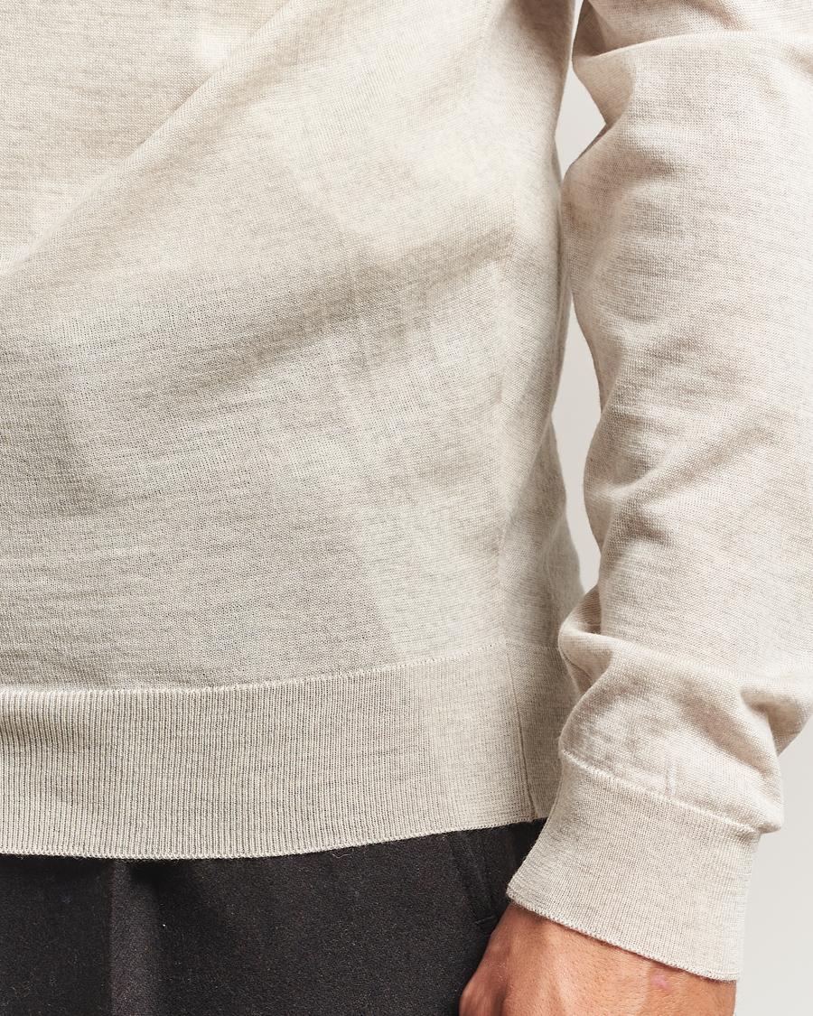 Heren | Truien | John Smedley | Petworth Extra Fine Merino Cardigan Grey Fleece