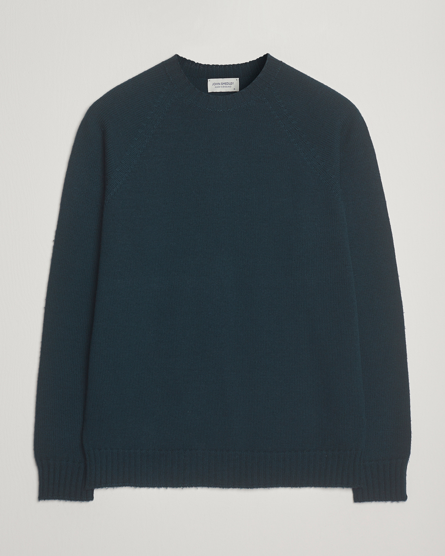 Heren | Truien | John Smedley | Denver Extra Fine Merino Crew Neck Richardson Green