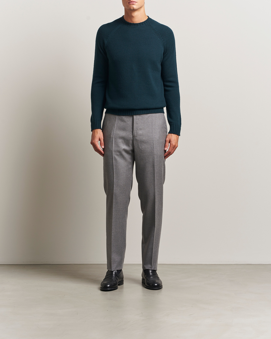 Heren | Truien | John Smedley | Denver Extra Fine Merino Crew Neck Richardson Green