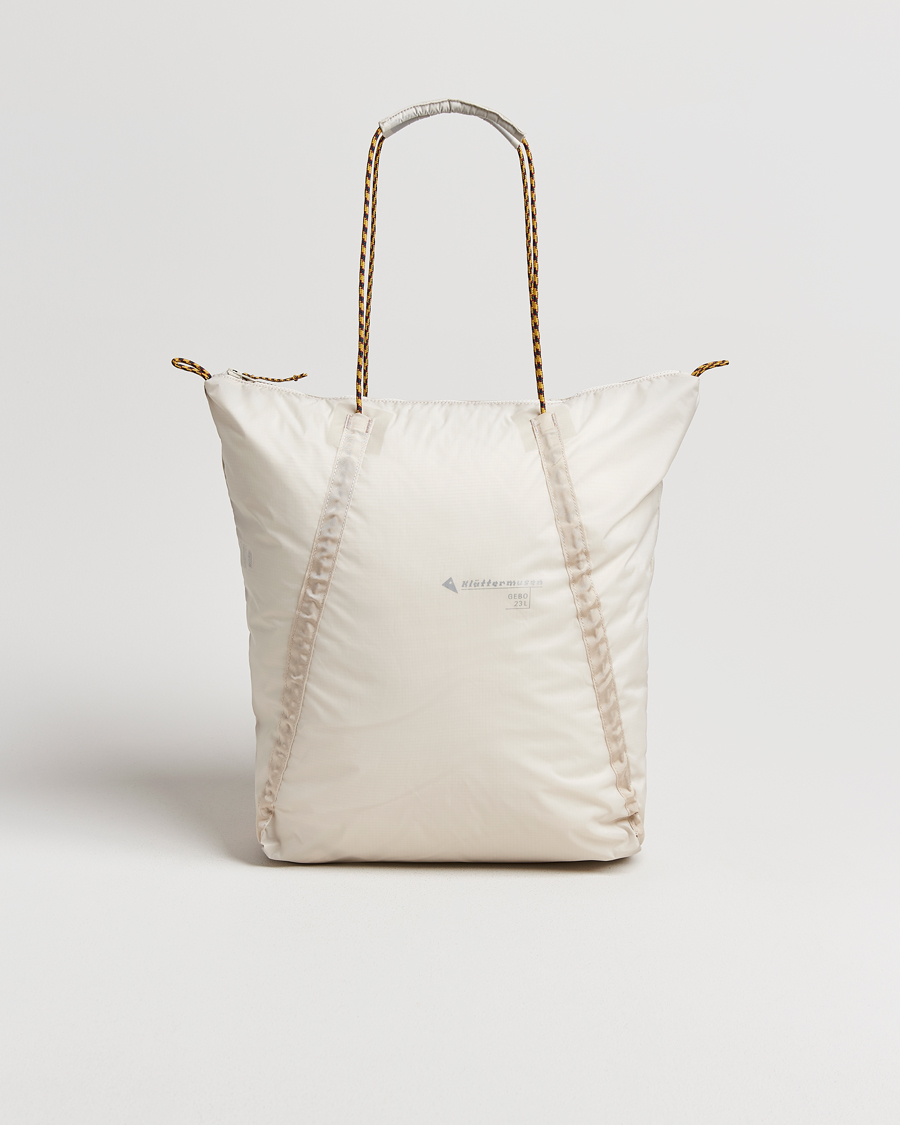 Heren | Tassen | Klättermusen | Gebo 23L Lightweight Totebag Putty Grey