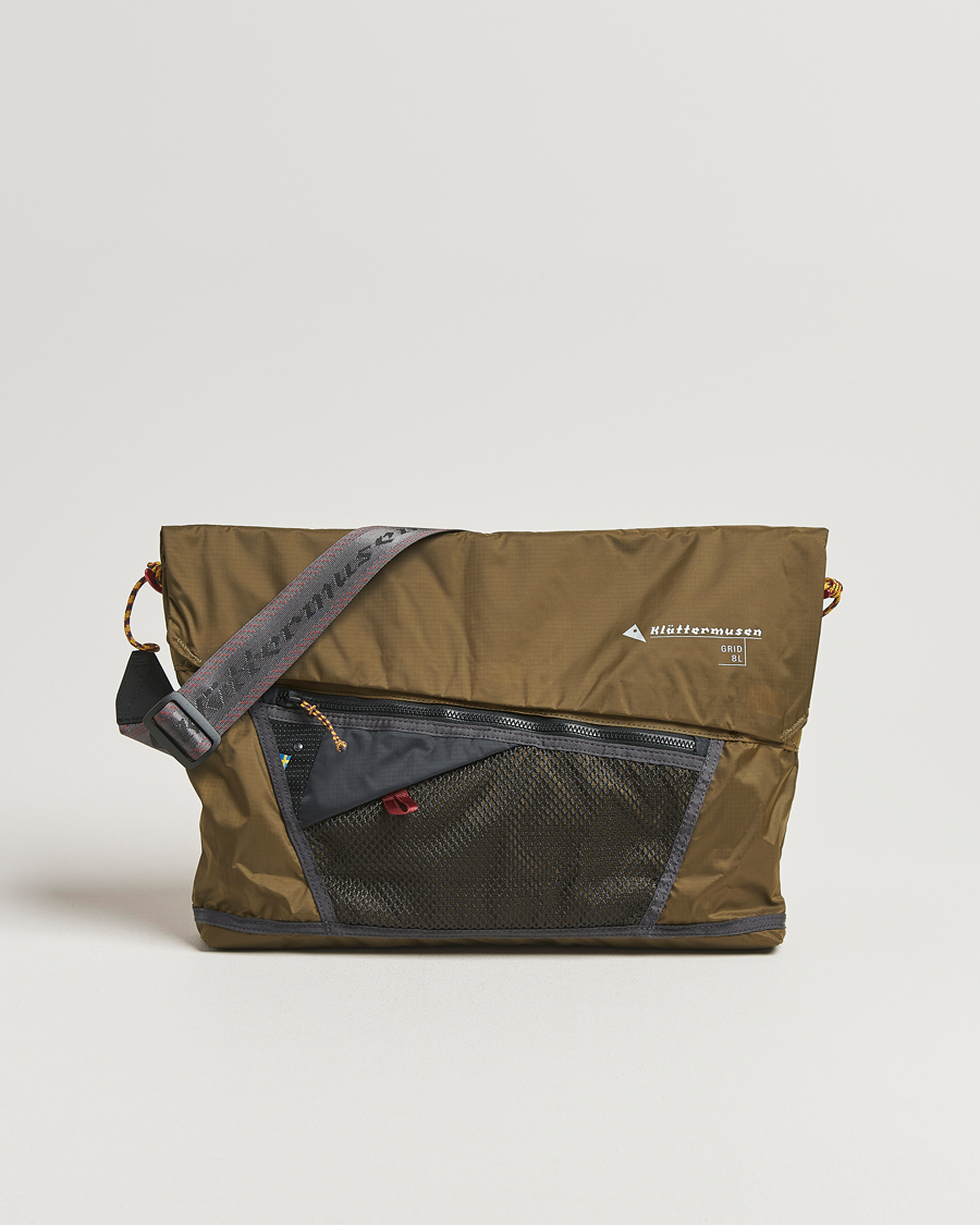 Heren | Tassen | Klättermusen | Grid Messenger Bag Olive