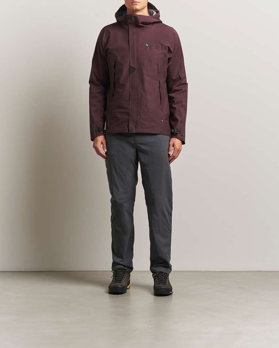 Heren | Jassen | Klättermusen | Asynja Lightweight Waterproof Jacket Amanth Red