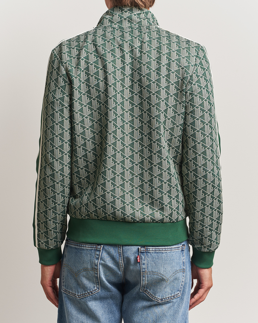 Heren | Truien | Lacoste | Monogram Track Jacket Green/Sinople