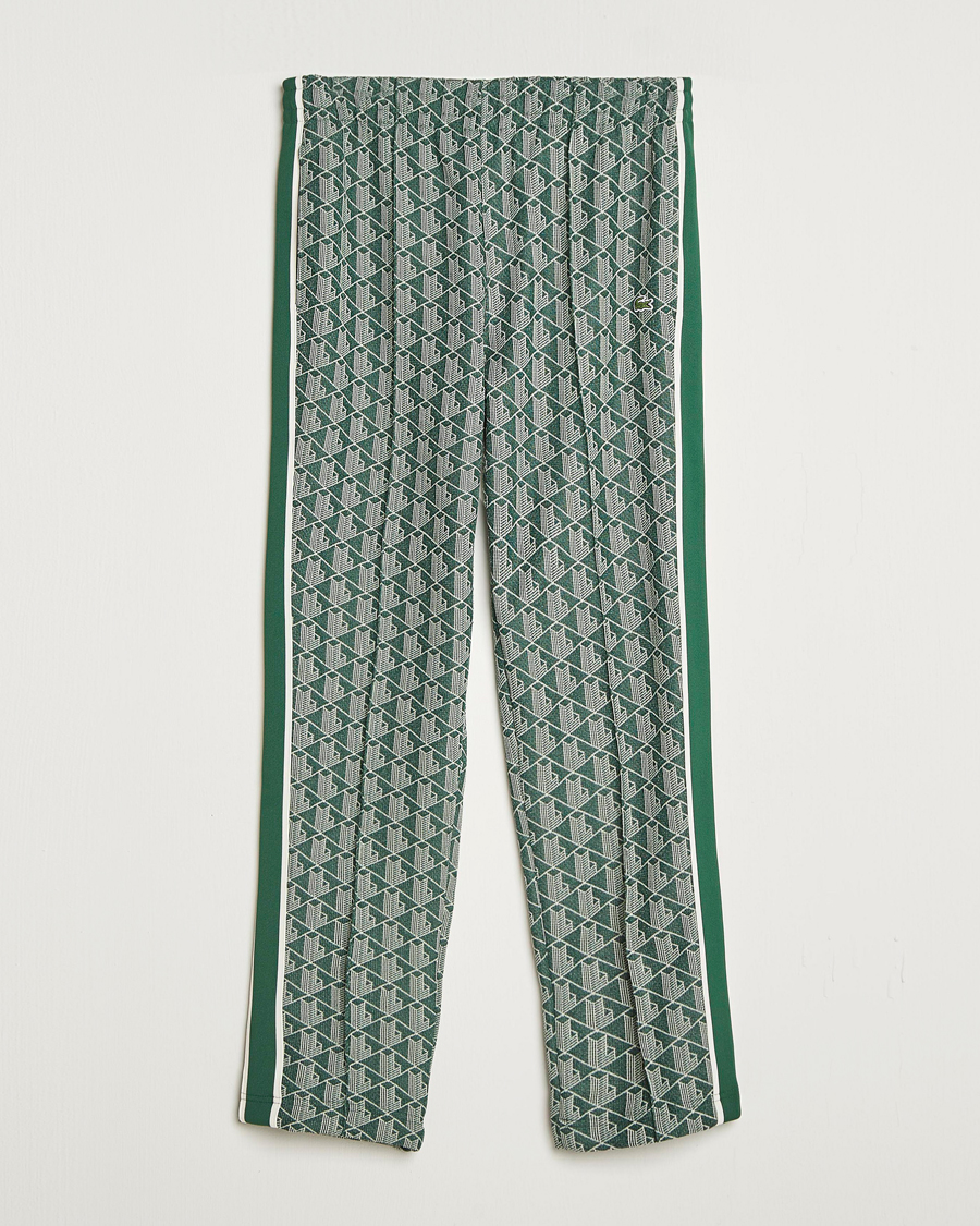 Heren | Broeken | Lacoste | Monogram Track Pants Green/Sinople