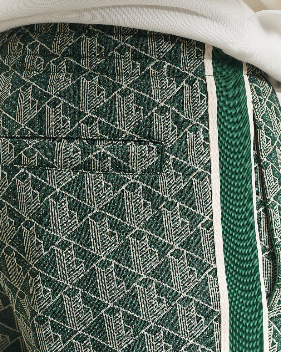 Heren | Broeken | Lacoste | Monogram Track Pants Green/Sinople