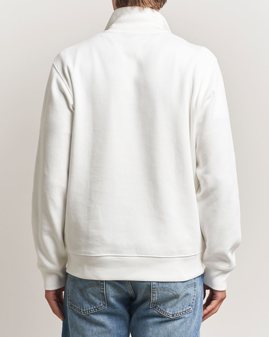 Heren | Truien | Lacoste | Rib Interlock Half Zip Flour