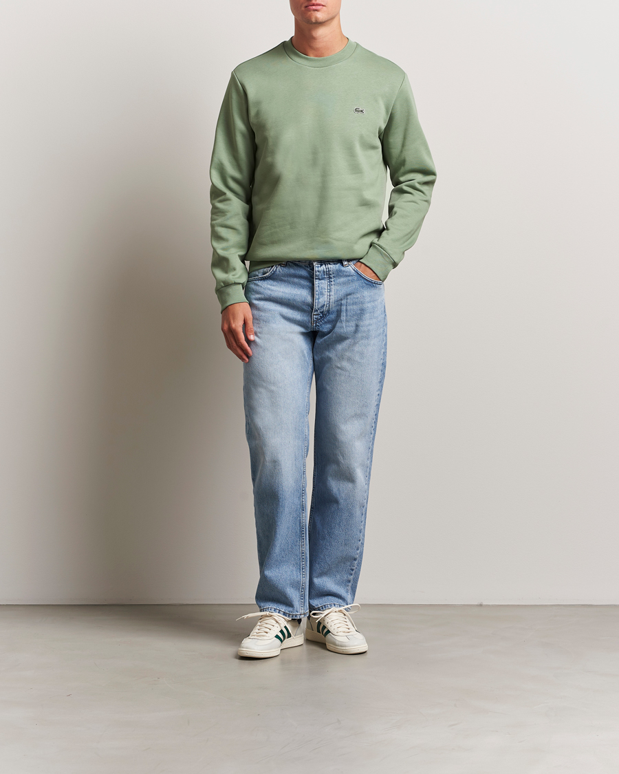 Heren | Truien | Lacoste | Crew Neck Sweatshirt Thyme Green