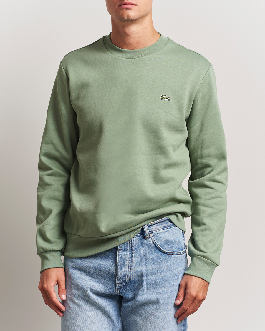 Heren | Truien | Lacoste | Crew Neck Sweatshirt Thyme Green